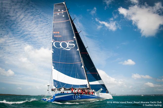 CQS finishes White Island Race 2016 and sets monohull record © Suellen Hurling 